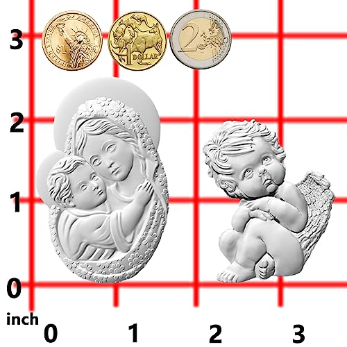 Art Molds for Polyclay Air Dry Clay Plaster