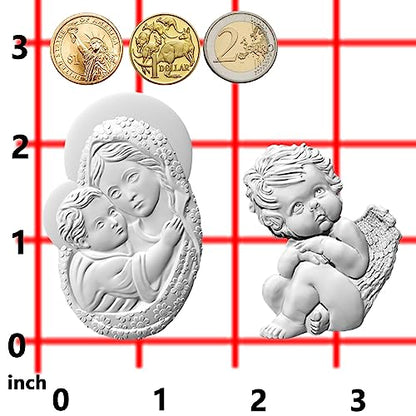 Art Molds for Polyclay Air Dry Clay Plaster