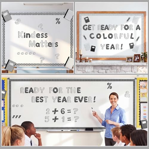 221 Pcs Composition Notebook Bulletin Board Letters for Classroom (221 Count)