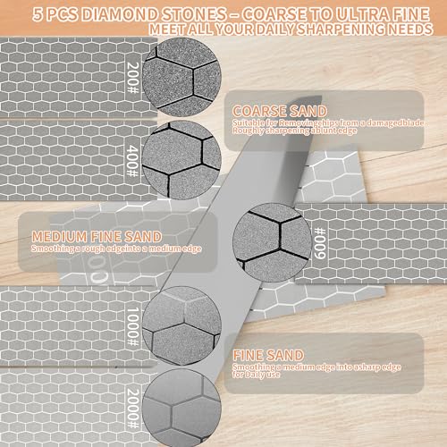 Diamond Sharpening Stones (5 Count)