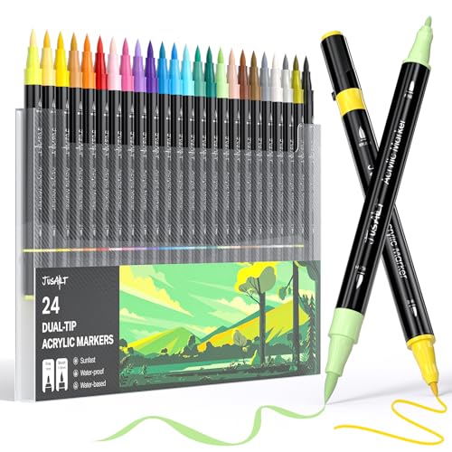 Acrylic Paint Markers 24 Colors