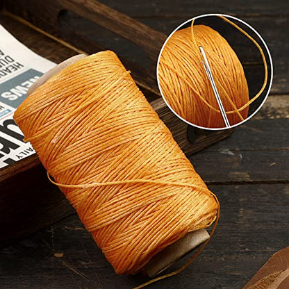 284Yards Leather Sewing Waxed Thread (852 Foot)