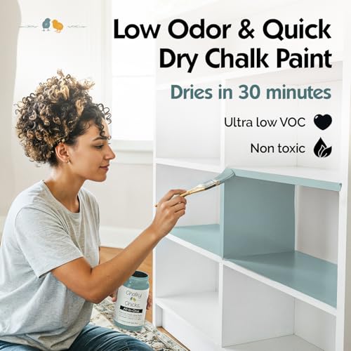 Stormy Seas 16 Fl Oz Chalk Paint for Furniture All in One