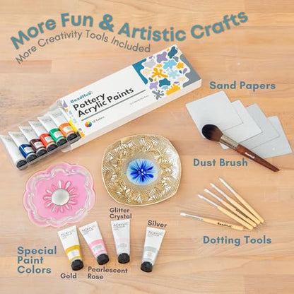 Air Dry Clay Pottery Kit for Adults Beginner