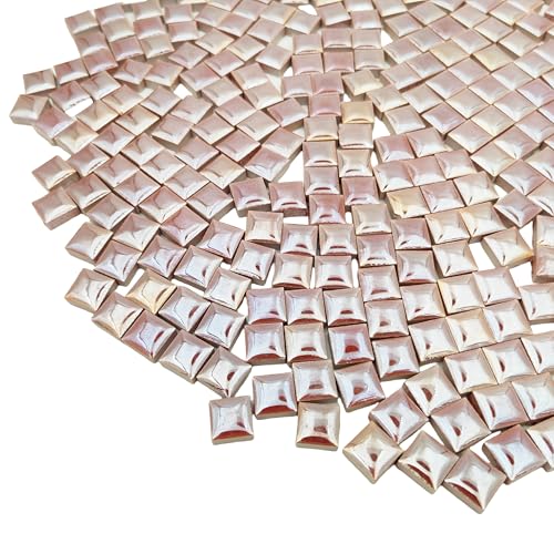 500g 1.1lb Random Color Irregular Ceramics Mosaic Tiles (16 Ounce)