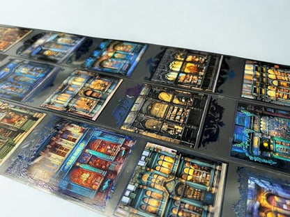 Victorian Storefronts Transparent Washi Tape 6x5 cm