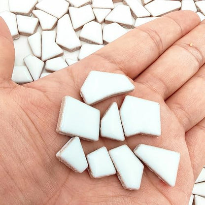 1.1LB Irregular Ceramics Mosaic Tiles (350 Count)