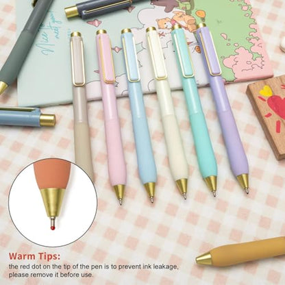 Ballpoint Pens Black Ink Pen 1.0mm Medium Point with Super Soft Grip (12 Count)