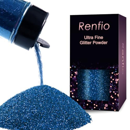 Ultra Fine Glitter Powder Metallic Resin Glitter 2.11 Oz