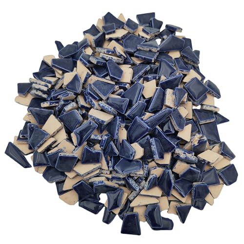 1.1LB Irregular Ceramics Mosaic Tiles (350 Count)