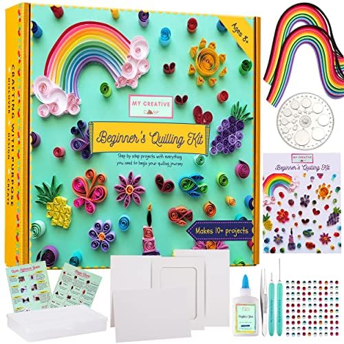 Beginner's Quilling Kit for Kids and Adults