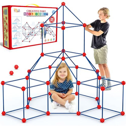 Fort Building Kit for Kids (200 Count)