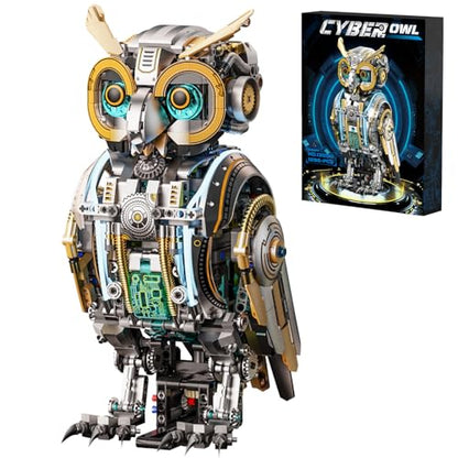 Mechanical Owl Building Blocks Engineering Construction Set