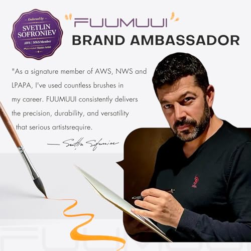 Professional Watercolor Brushes (10 Count)