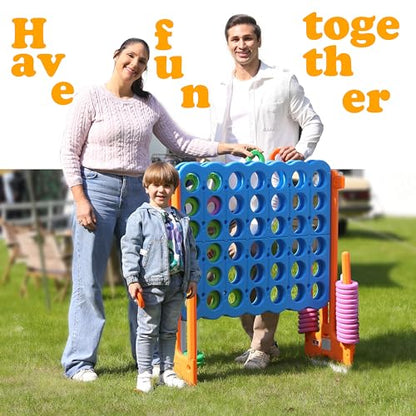 Height Adjustable Giant 4 in a Row Connect Game