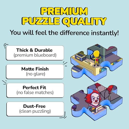 Jigsaw Puzzles 1000 Pieces with Storytelling Comics