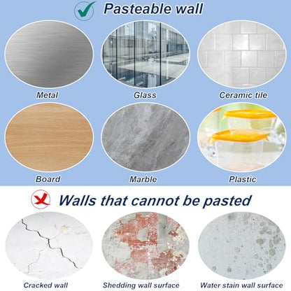 150Pcs Double Sided Foam Tape Sticky Mounting Pads for Wall Crafts (150 Count)