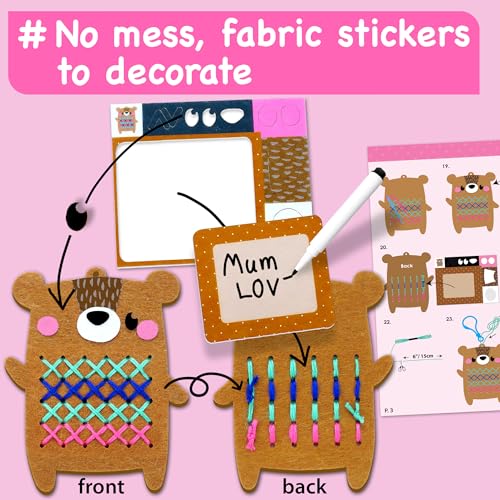 My First Cross Stitch Kit for Kids Ages 4