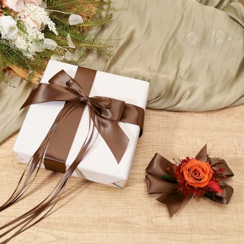 Brown Ribbon 1 Inch 25 Yards