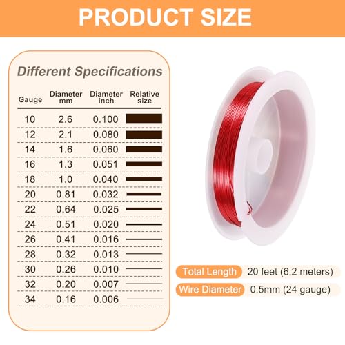 20ft Jewelry Wire