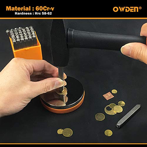 36Pcs. Steel Metal Stamping Kit