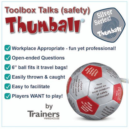 Toolbox Talks Safety Thumball Teambuilding Tool