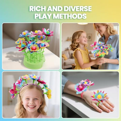 Flower Craft Kit for Kids Ages 4 (120 Count)