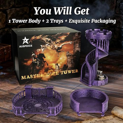 Castle Dice Tower and Tray