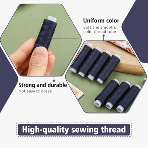 8 Rolls Sewing Thread (1600 Foot)