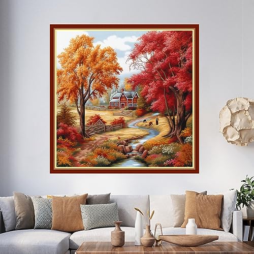 Beginners Cross Stitch Kits Stamped Full Range of Embroidery Kits for Adults DIY Cross Stitches kit Embroidery Patterns for Needlepoint kit