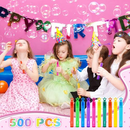 500 PCS Mini Bubble Wands (16 Ounce)