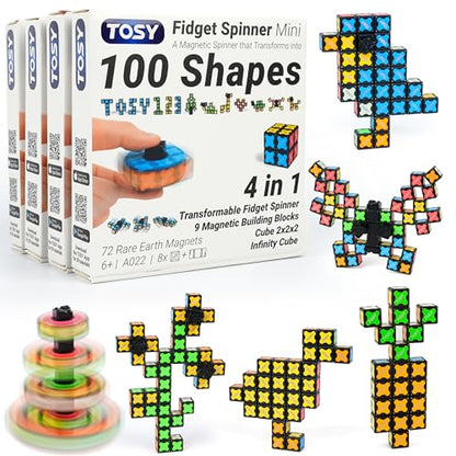 Magnet Fidget Spinner Mini (4 Count)