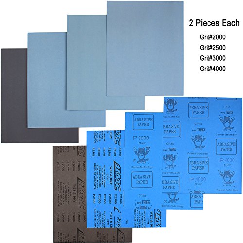 9x11 inch 16 Sheets Sandpaper (16 Count)