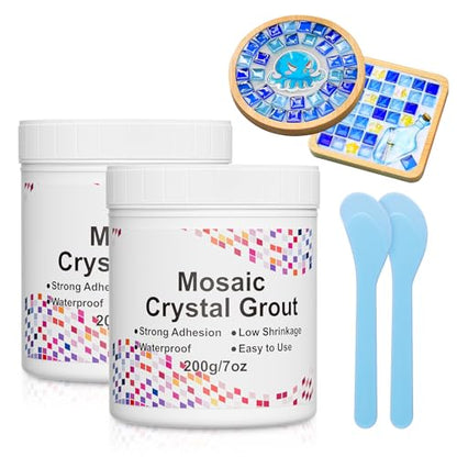 Mosaic Crystal Grout Kit with Scraper (16 Ounce)