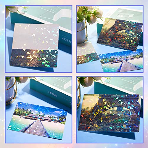 60 Sheets Holographic Laminate Sheets