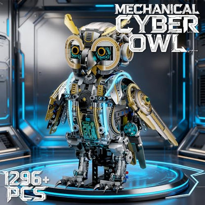 Mechanical Owl Building Blocks Hand