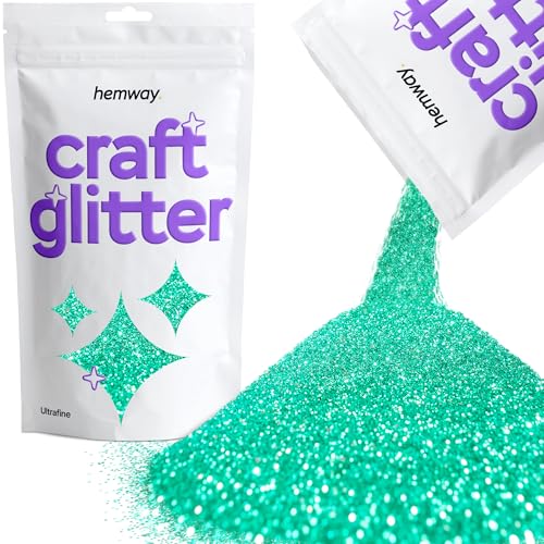 Craft Glitter Turquoise Blue 100g Ultrafine Glitter (100 Gram)