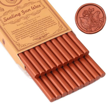 Red Gold Sealing Wax Sticks