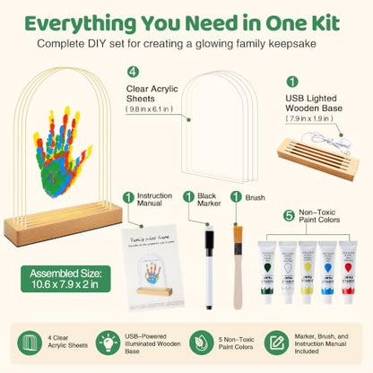 Family Handprint Kit with Light