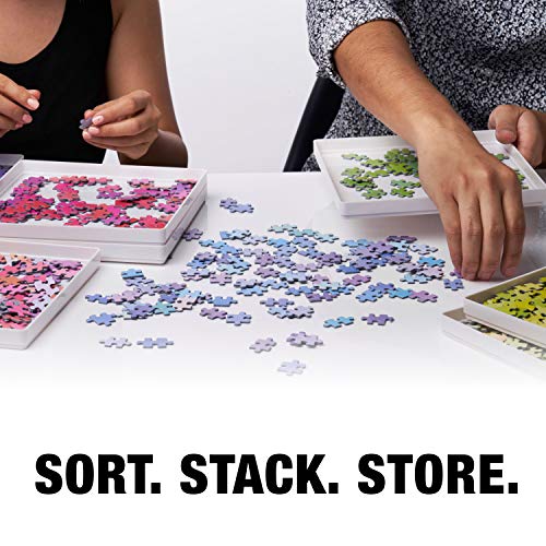 8 Puzzle Sorting Trays with Lid 8" x 8" (8 Count)