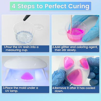 Clear UV Resin Kit 500g