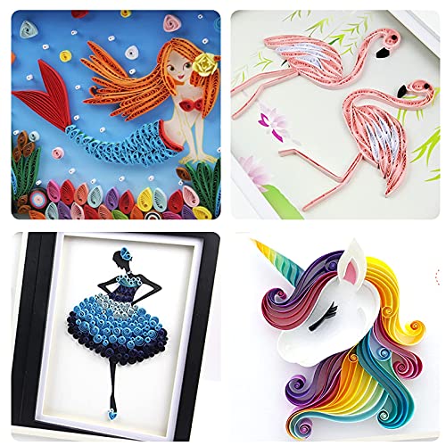 Multi Color Quilling Paper Strips Kits (900 Count)