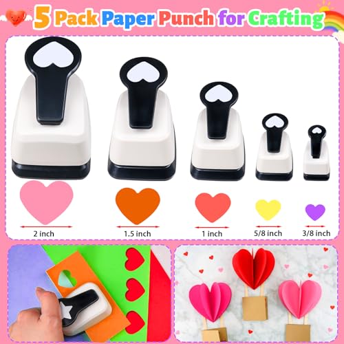 Heart Hole Punch (5 Count)