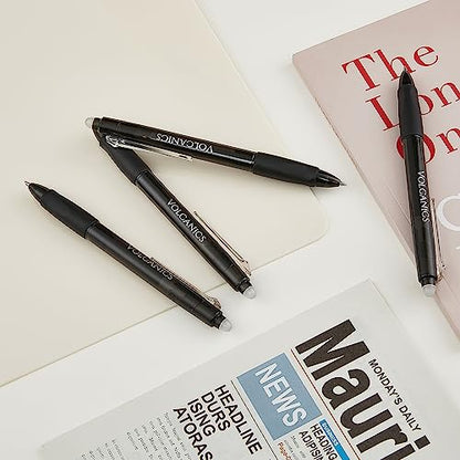 Retractable Clicker Erasable Gel Pens (12 Count)