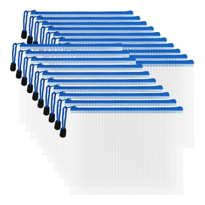 20pcs Mesh Zipper Pouch Bags (20 Count)