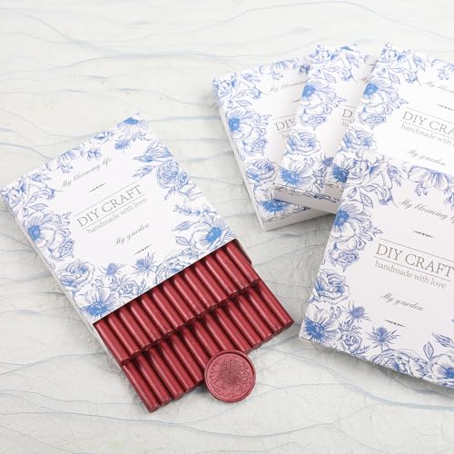Wine Red Wax Seal Sticks