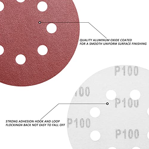 5 Inch 100 Grit Sanding Discs