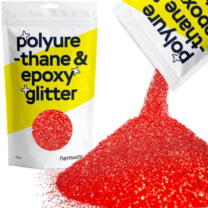 Resin Glitter Red 100g Fine Polyurethane & Epoxy Glitter (3.5274 Ounce)