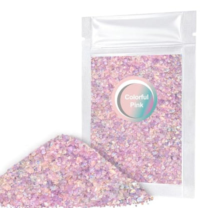 1.8oz 50g Iridescent Crushed Glass