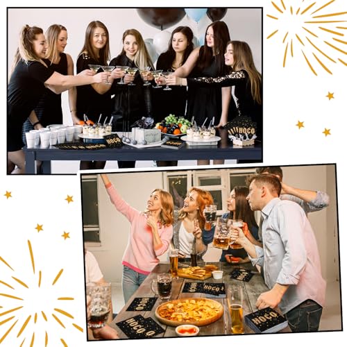 60 Pcs Hoco Cocktail Paper Napkins 6.5 x 6.5 Inches (60 Count)
